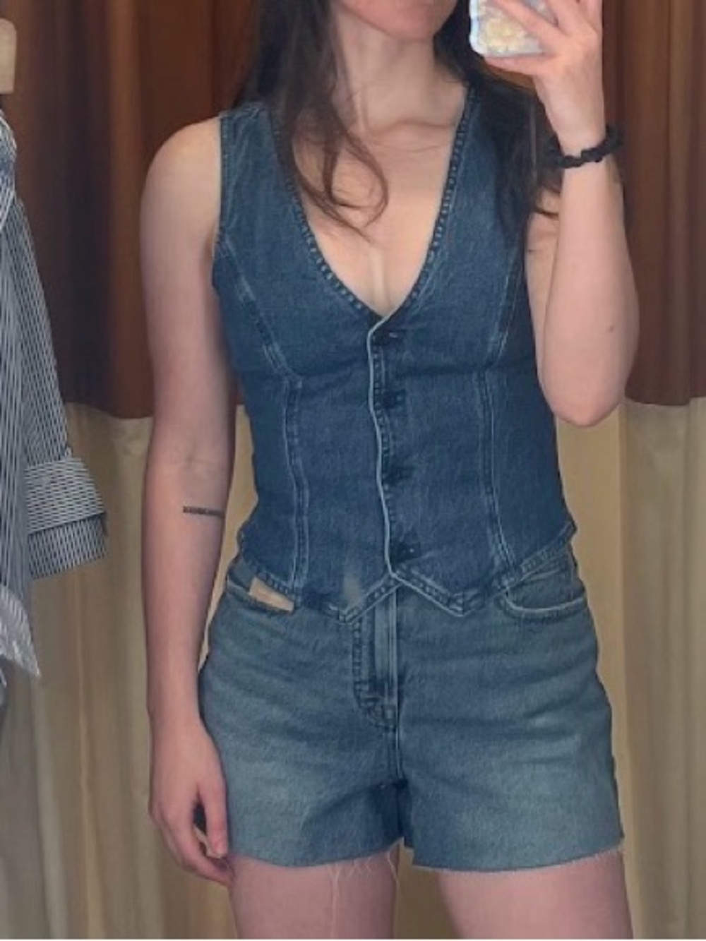 Madewell Dark Indigo Denim Vest
